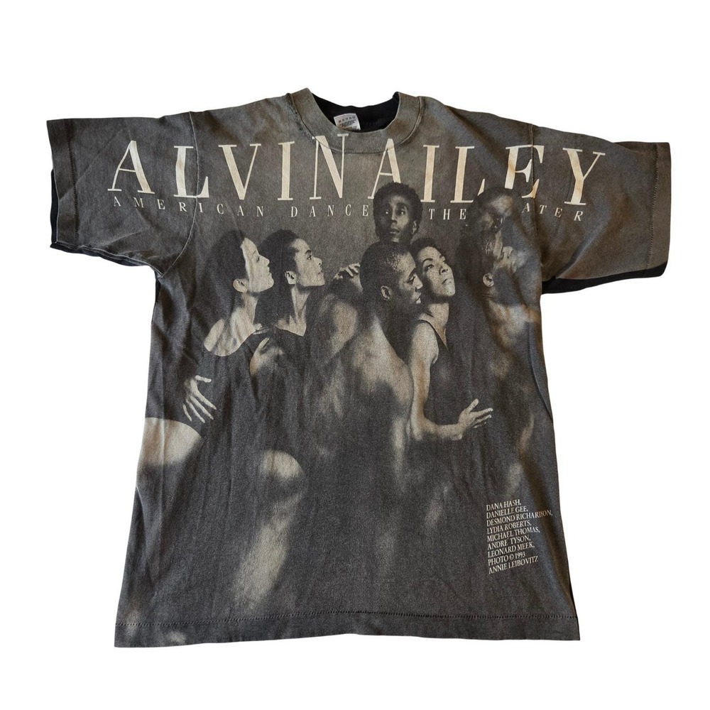 Vintage 1993 Alvin Ailey Annie Leibovitz Photo T Shirt L Fruit of the Loom USA